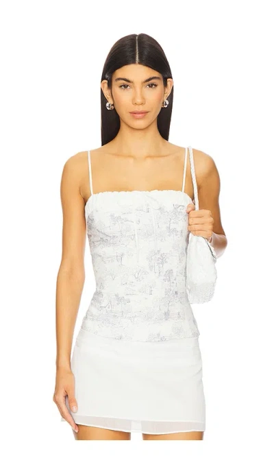Elodie The Label Janae Cami Top In White