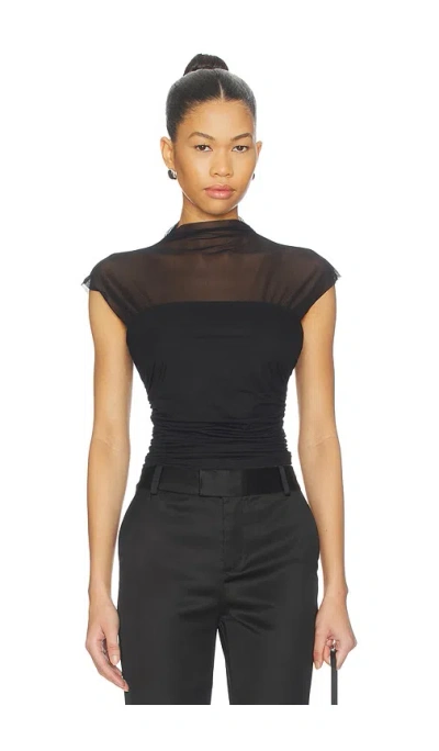 Elodie The Label Lana Top In Black