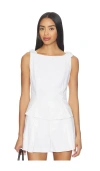 Elodie The Label Maisel Top In White