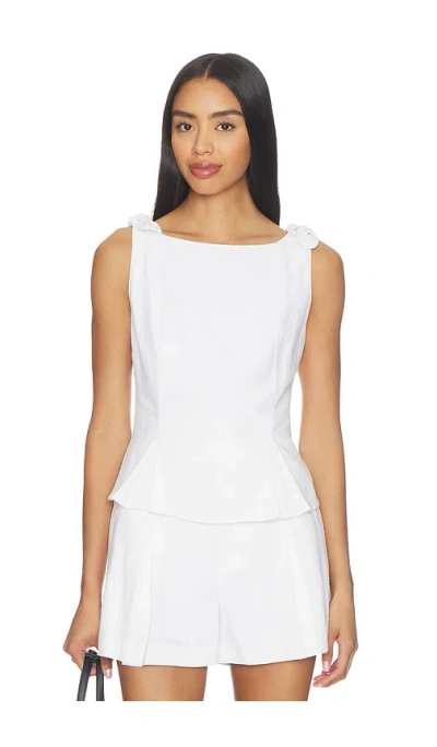 Elodie The Label Maisel Top In White