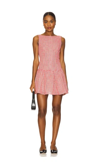 Elodie The Label Marieka Mini Dress In Pink