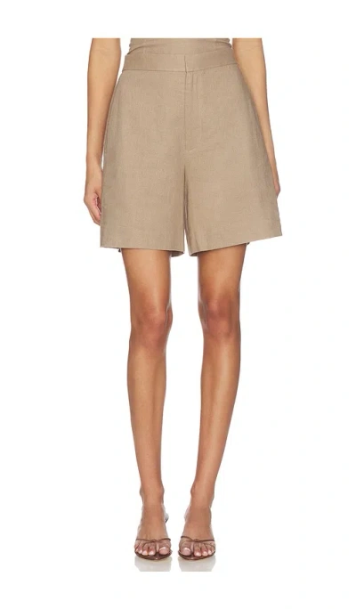 Elodie The Label Mavi Shorts In Brown