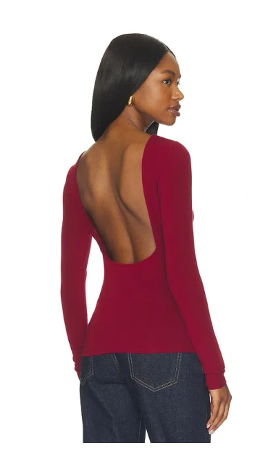 Elodie The Label Odette Scoop Back Top In Multi