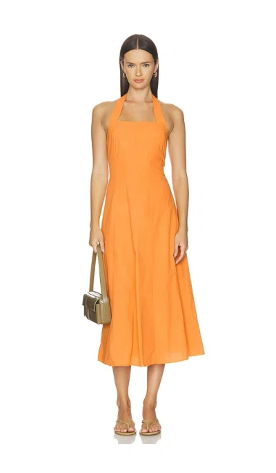Elodie The Label Ozara Dress In Orange