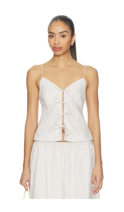 Elodie The Label Vionnet 탑 In Neutral