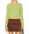 Elodie The Taylor Knit Jacket In Avocado In Green