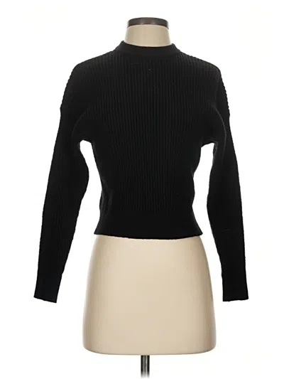 Pre-owned Elodie Turtleneck Sweater In Black