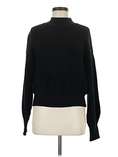 Pre-owned Elodie Turtleneck Sweater In Black