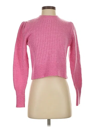 Pre-owned Elodie Turtleneck Sweater In Pink