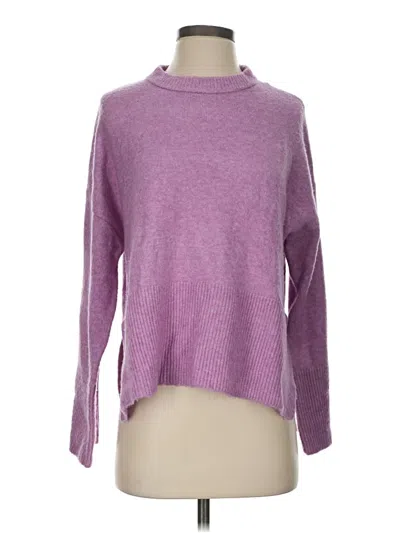 Pre-owned Elodie Turtleneck Sweater In Purple