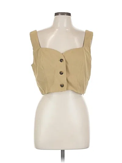 Pre-owned Elodie Vest In Brown