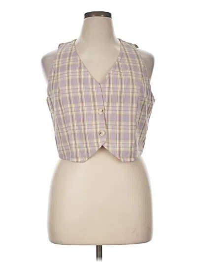Pre-owned Elodie Vest In Purple