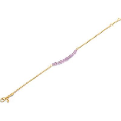 Eloise Jewelry Cosmos Bracelet  With Gemstone In Gold