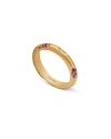 Eloise Jewelry Mirage Ring  With Gemstone In Gold
