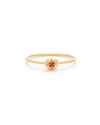 Eloise Jewelry Women's Red Moon Ring Ruby In Pink