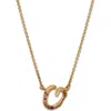 Eloise Jewelry Oasis Radiance Necklace With Gemstone In Gold