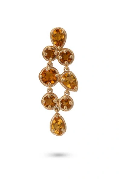 Eloise Jewelry Odyssey Earring Yellow Citrine Quartz. Handmade