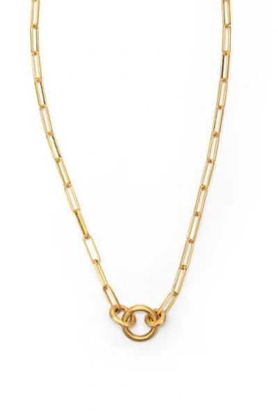 Eloise Jewelry Voyage Necklace Clip Chain. Handmade In 18k Gold Plated