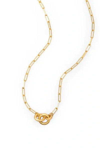 Eloise Jewelry Voyage Necklace Clip Chain Light. Handmade In 18k Gold Plated