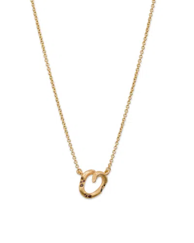 Eloise Jewelry Women's Brown Oasis Radiance Necklace Cognac Diamonds