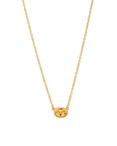 Eloise Jewelry Women's Ellipse Necklace Yellow Citrine Quartz
