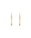 Eloise Jewelry Women's Gold Crescent Moon Earrings Long In Gold