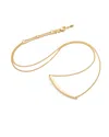 Eloise Jewelry Crescent Moon Necklace Natural In Gold