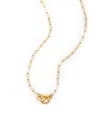 Eloise Jewelry Women's Gold Voyage Necklace Clip Chain Light In Gold