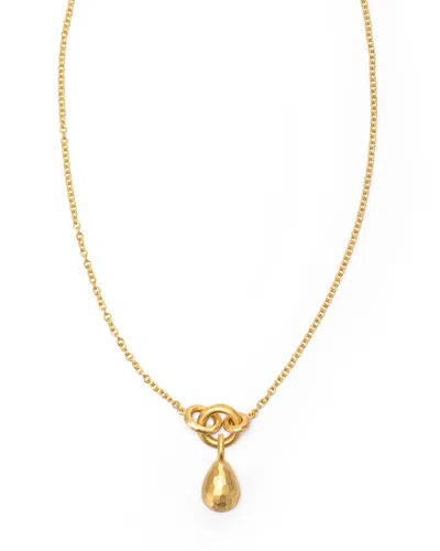 Eloise Jewelry Women's Gold Voyage Necklace Light Chain With Drop Charm