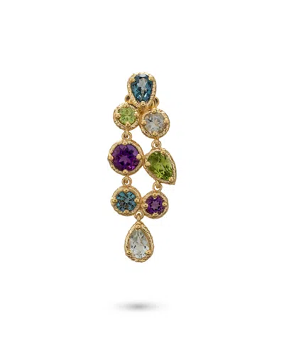 Eloise Jewelry Women's Green / Blue / Purple Odyssey Earring Blue - Green - Purple
