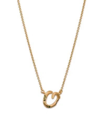 Eloise Jewelry Women's Oasis Radiance Necklace Green Diamonds