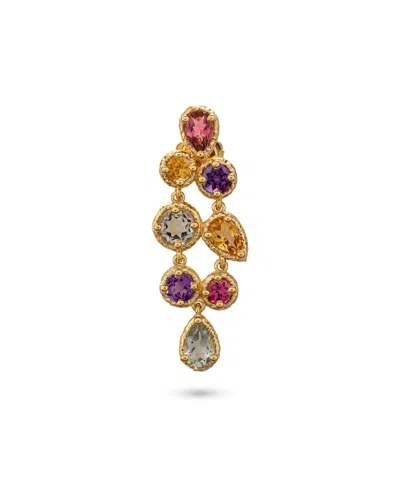 Eloise Jewelry Women's Odyssey Earring Pink - Yellow - Purple