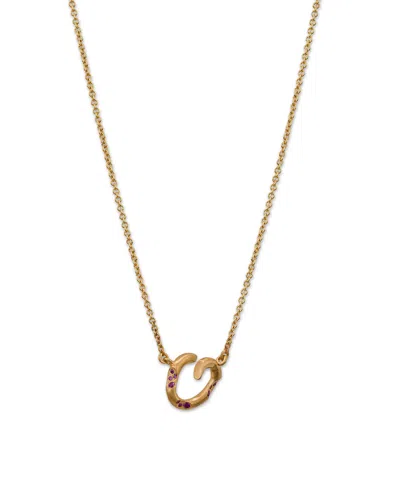 Eloise Jewelry Women's Pink / Purple Oasis Radiance Necklace Pink Sapphires
