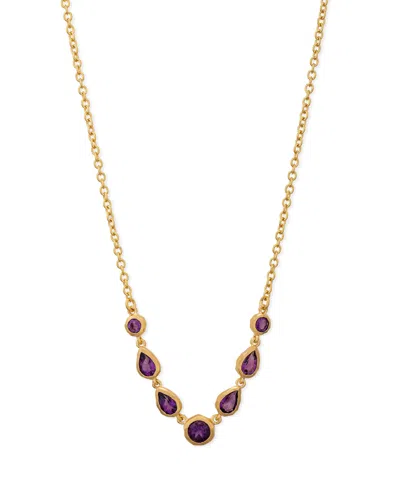 Eloise Jewelry Women's Wanderlust Necklace Purple Amethyst