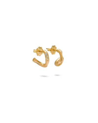 Eloise Jewelry Women's White Eden Earrings Diamonds
