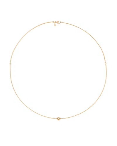 Eloise Jewelry Women's White Moon Necklace Diamond