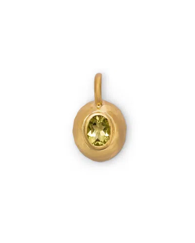 Eloise Jewelry Women's Yellow Milestone Sasso Charm Medium Lemon Quartz