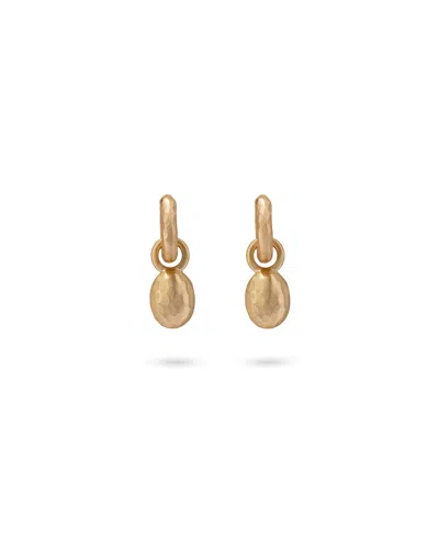 Eloise Jewelry Women's Yellow Wander Hoops Small With Sasso Charms