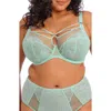 Elomi Brianna Underwire Strappy Plunge Bra In Frozen