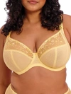 Elomi Charley Floral Side Support Plunge Bra In Yellow
