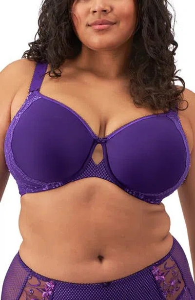 Elomi Charley Full Figure Spacer Underwire Bra In Iris (irs)