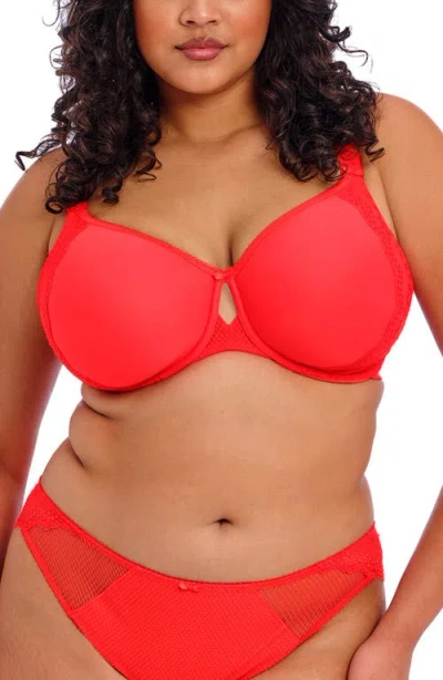 Elomi Charley Full Figure Spacer Underwire Bra In Salsa
