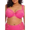 Elomi Charley Full Figure Underwire Convertible Plunge Bra In Pink