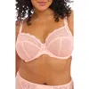 Elomi Charley Full Figure Underwire Convertible Plunge Bra In Pink