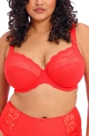 Elomi Charley Full Figure Underwire Convertible Plunge Bra In Salsa