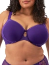 Elomi Women's Full Figure Charley Molded Spacer T-shirt Bra El4383 In Iris