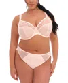 Elomi Full Figure Charley Underwire Plunge Bra El4380 In Ballet Pink