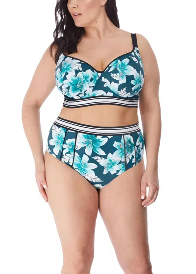 Elomi Classic Bikini Brief In Petrol In Blue