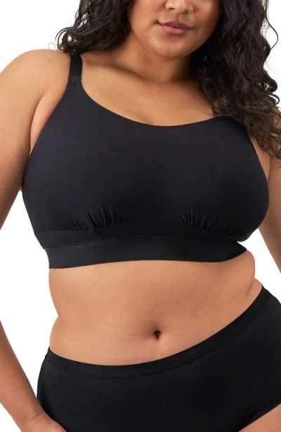 Elomi Downtime Wireless Bralette In Black