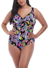 Elomi Electro One-piece Bikini In Black In Black